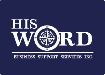 His Word Business Support Services Inc. Logo